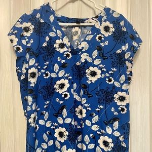 Black and White Blouse Size XXL